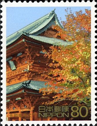 Great gate of Kongōbu-ji Temple, Wakayama Pref.
