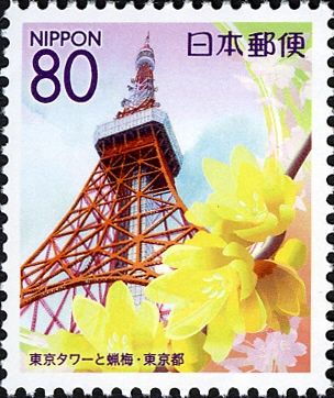 Tokyo Tower & Wintersweet