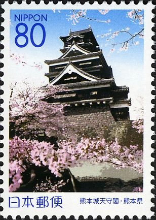 Kumamoto Castle in Spring - Main Tower