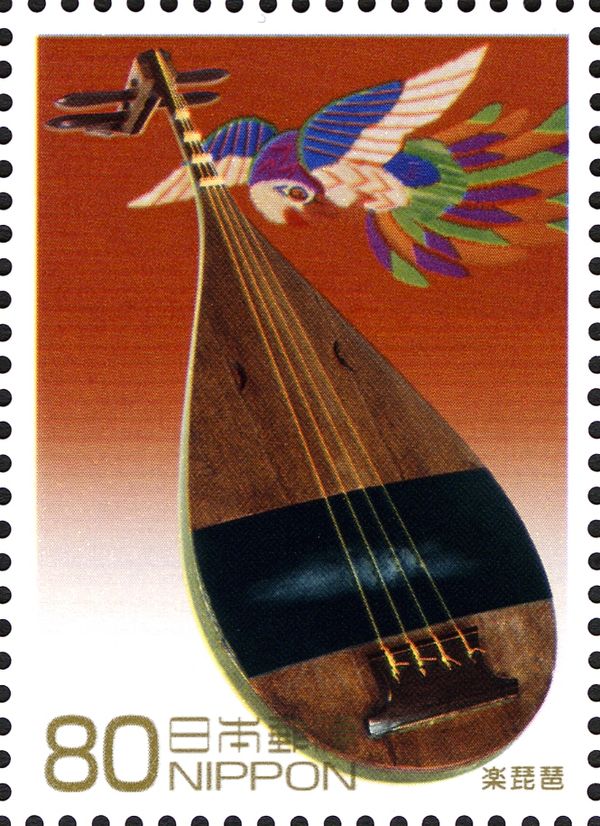Gakubiwa (Japanese Musical Instrument) - Japan