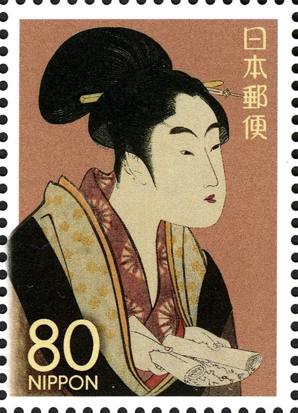 "Love that Meets Each Night" by Kitagawa Utamaro