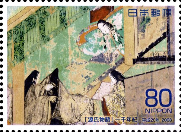 Illustrated handscroll of "Tale of Genji": "Azuma Ya"
