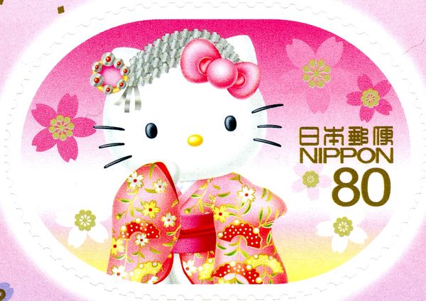 Hello Kitty in Kinkakuji (1)