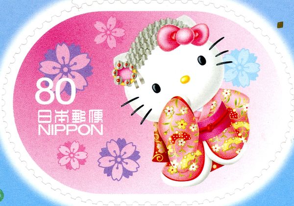 Hello Kitty in Kinkakuji (2)