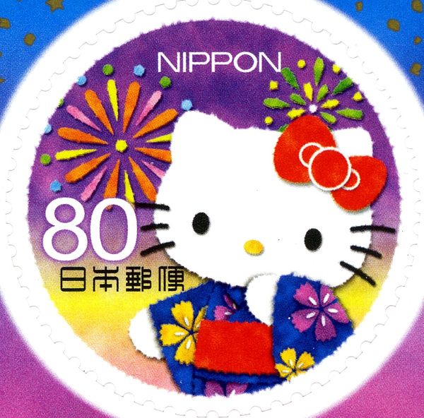 HELLO KITTY and Fireworks