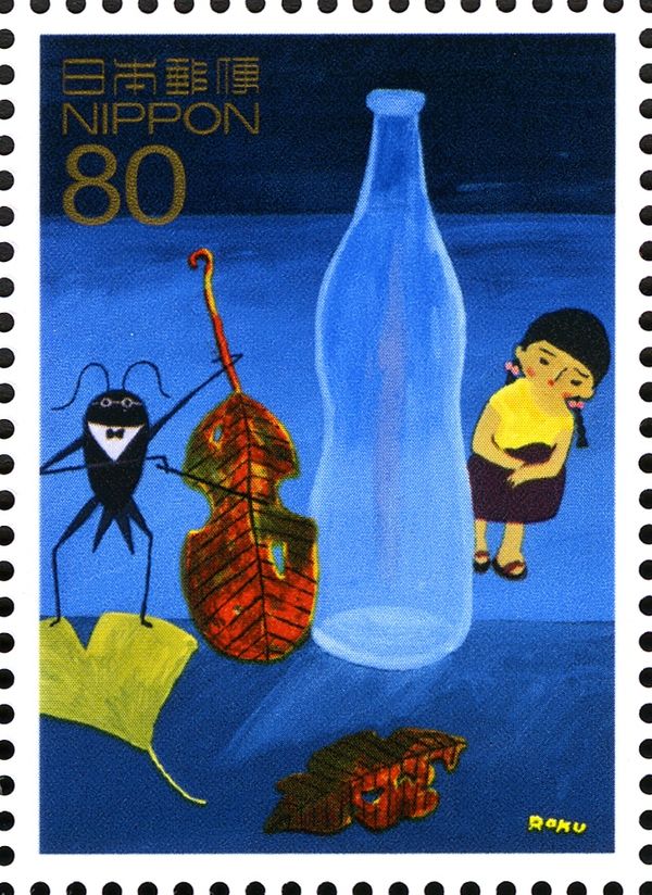 Crickets, the Cellist, in the Glass
