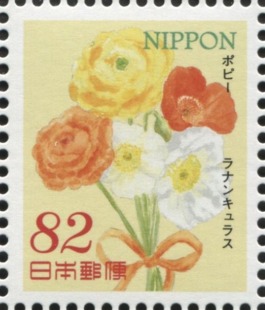 Poppies and Ranunculus