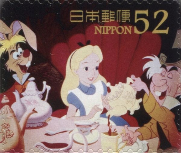 March Hare, Alice and Mad Hatter