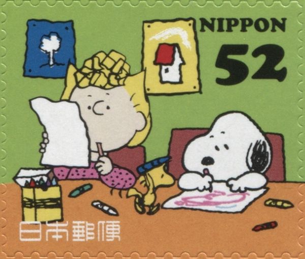 Sally, Woodstock and Snoopy Drawing
