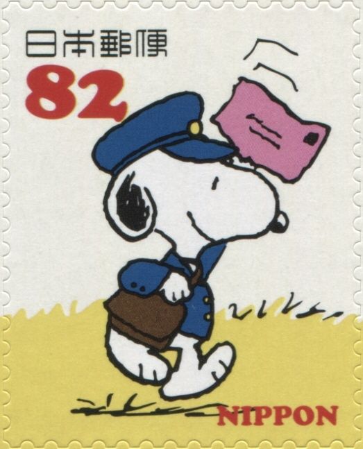 Snoopy Carrying Letter