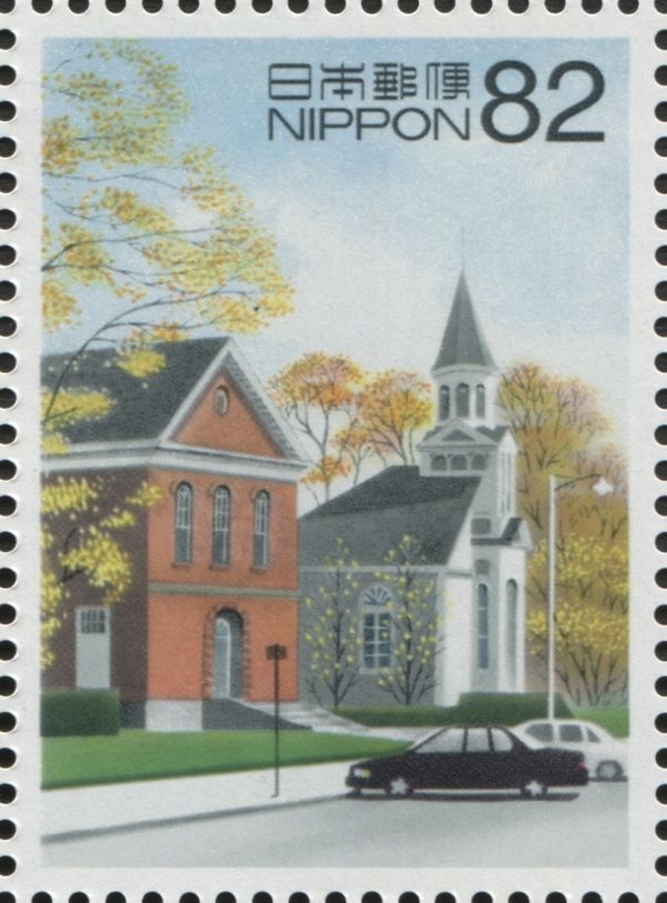 Cars near Church and Building