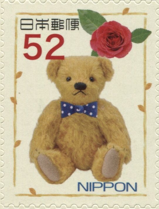Gold Bear and Rose