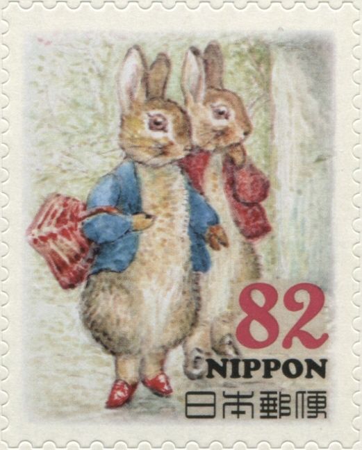Rabbits with Basket (Peter Rabbit Characters)