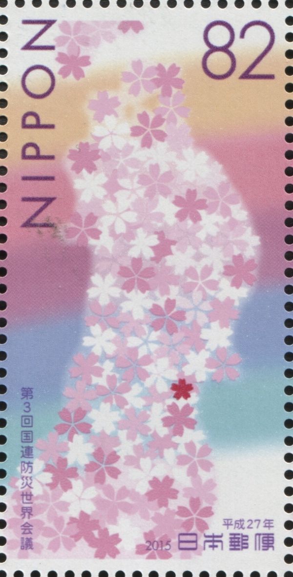 Map of Northeast Japan in Cherry Blossoms