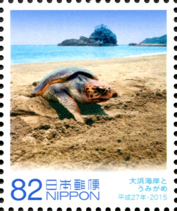Sea Turtle on Ohama Beach