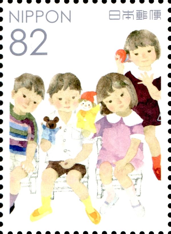 Children Playing with Glove Puppets