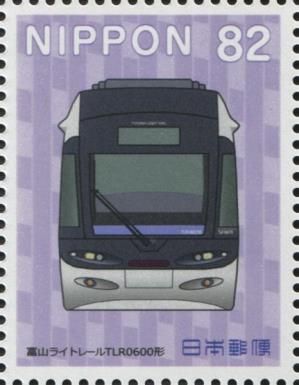 Toyama Light Rail TLR 0600 Series Train