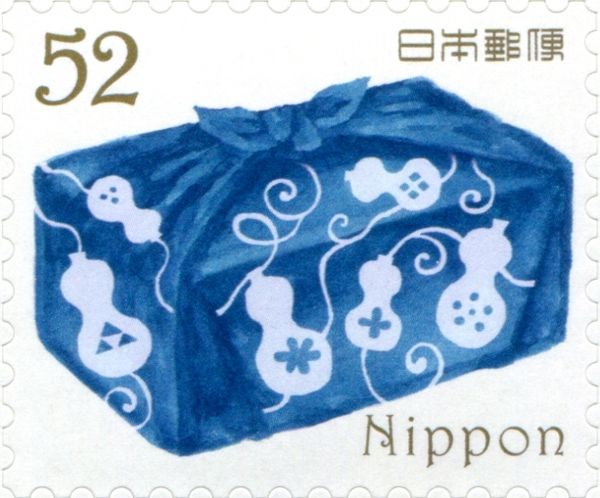 Blue Box with Gourd (Mubyotan) Pattern