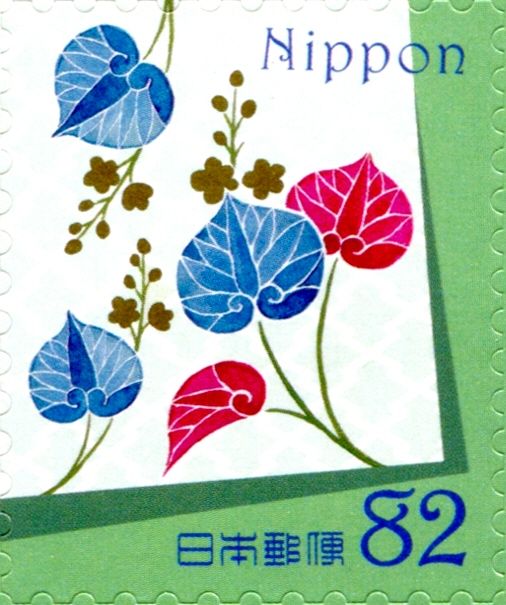 Flowers and Leaves (Mallow) Pattern