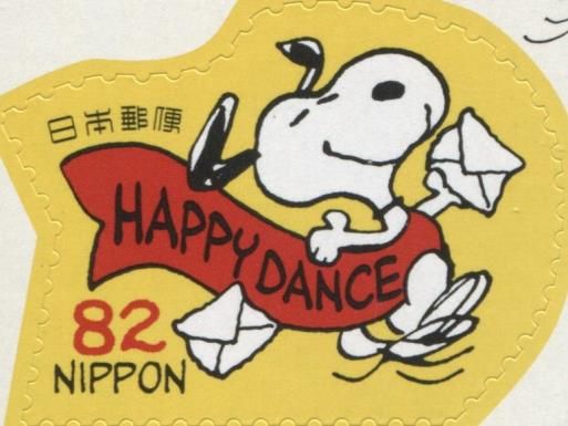 Snoopy Does a Happy Dance