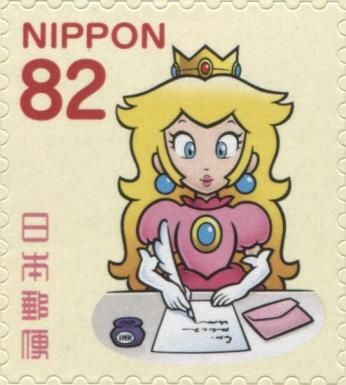 Princess Peach Writing a Letter
