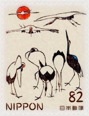 Red-crowned Crane (Grus japonensis)