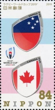 Flags of Samoa and Canada