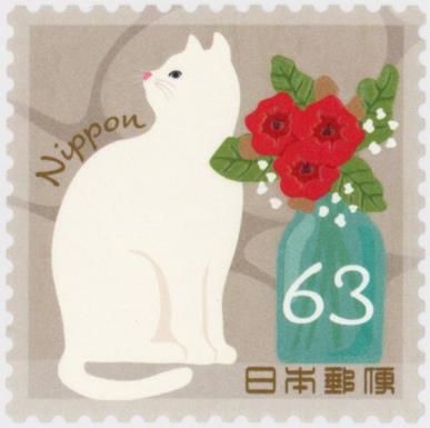 Cat and Flowers