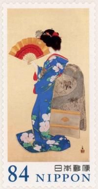 An Evening Shower, Seihō Takeuchi (1864-1942)