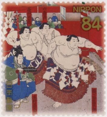 Imperial Inspection of Yokozuna Procession, Utagawa Toyonobu