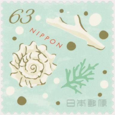 Seashell and Plants
