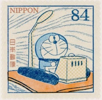 Doraemon on the Time Machine