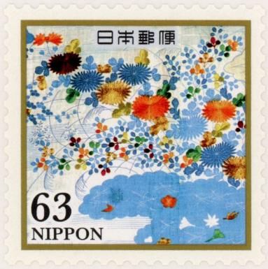 Night Scene Garden Pattern Katabira (detail)