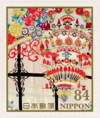 Palace Pattern Furisode (detail)