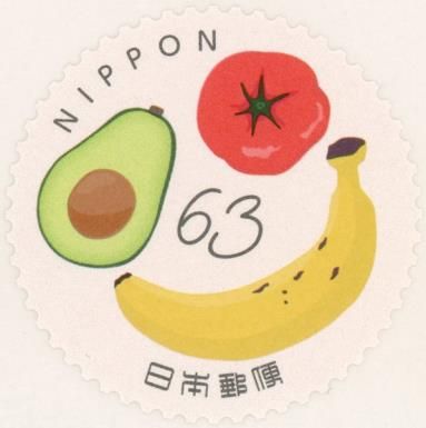 Avocado, Banana and Tomato