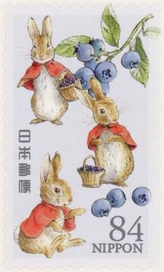 Flopsy, Mopsy and Cotton-tail, Blueberries