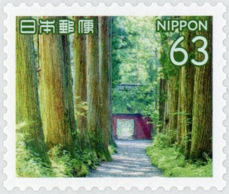 Togakushi Shrine On the approach to Okusha Cedar trees