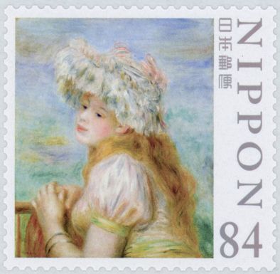 Girl with a Lace Hat, Pierre-Auguste Renoir