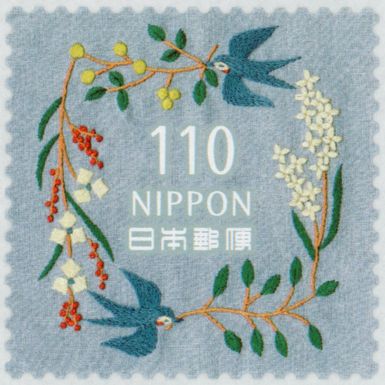 Plant embroidery and 12 months of stories