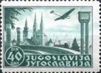 Junkers Ju 86 above cathedral in Zagreb