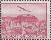 Tourist attractions Yugoslavia, Overprint new value payments