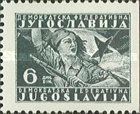 Partisan Girl and Flag