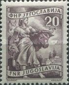 Farmwoman with cattle