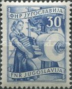 Woman with books and printing press