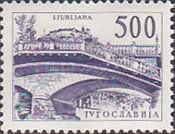Three bridges in Ljubljana