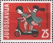 Children on a scooter
