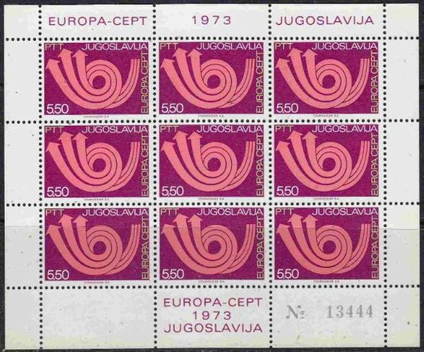 Europe, stylized posthorn