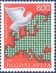 Peace Dove and Map of Europe