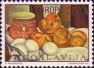 "Still Life with Apples and Eggs", by Mosa Pijade