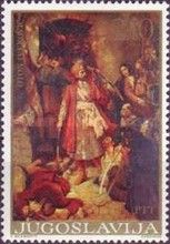 "Nikola Subic Zrinski at the battle of Signet", by Oton Ive
